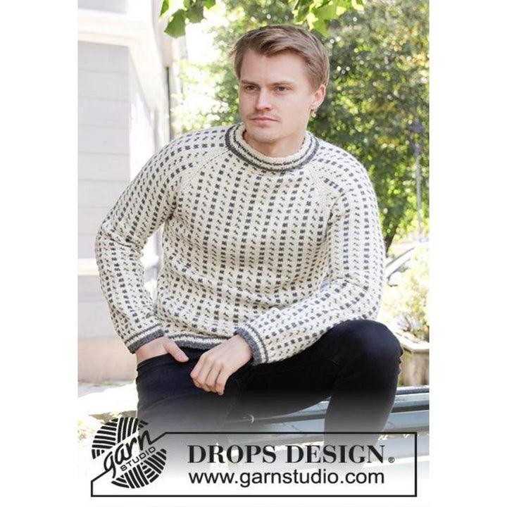 Herren Pullover mit Norwegermuster Strickanleitung - Drops Design (PDF) bei bei bei bei bei bei bei bei bei Lieblingsgarn