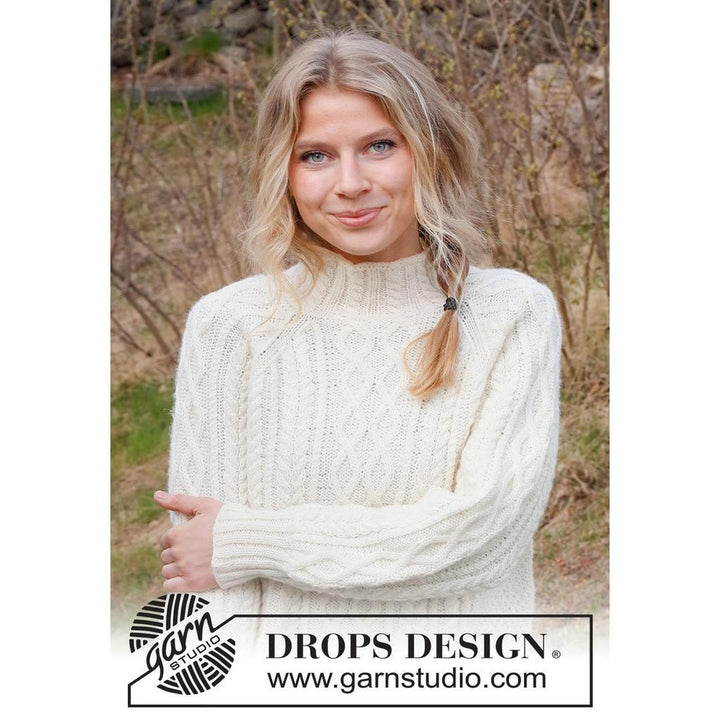 Snowy Trails Pullover Strickanleitung - Drops Design (PDF) bei bei bei bei bei bei bei bei bei bei bei bei bei Lieblingsgarn