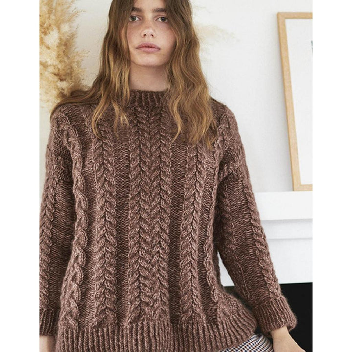 Zopf-Pullover Strickanleitung - Sandnes Garn / Liv Stangeland (PDF) bei bei bei bei bei bei bei bei bei bei Lieblingsgarn
