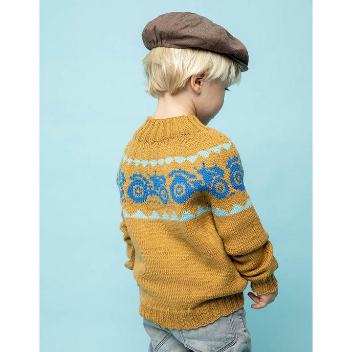 Traktor-Pullover Strickanleitung - Sandnes Garn (PDF) bei bei bei bei bei bei bei bei bei bei bei Lieblingsgarn