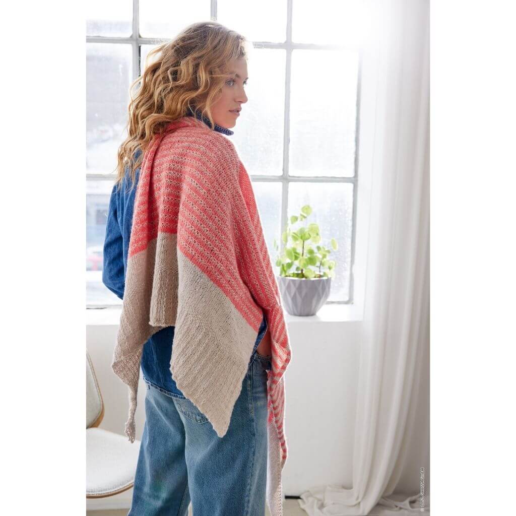 Lana Grossa Nebelwald Dreieckstuch - Lana Grossa Beloved Knits 2 Modell 5 Lieblingsgarn