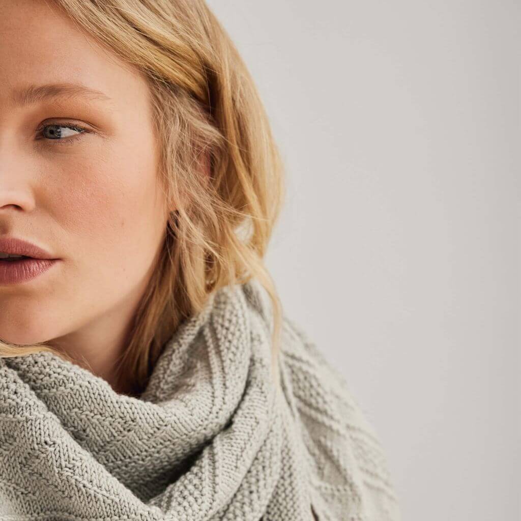 Lana Grossa Cool Wool Seta Dreieckstuch - Lana Grossa Merino Edition Nr. 3 Modell 45 Lieblingsgarn