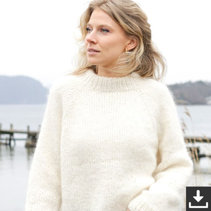 Drops Design Pattern Kuscheliger Pullover Sweet November Strickset - Drops (PDF) bei bei bei bei bei bei bei Lieblingsgarn