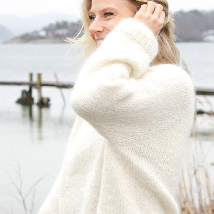 Drops Design Pattern Kuscheliger Pullover Sweet November Strickset - Drops (PDF) bei bei bei bei bei bei bei Lieblingsgarn