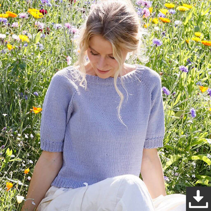 Drops Design Pattern Damen Top April Awakens Strickset - Drops (PDF) Lieblingsgarn