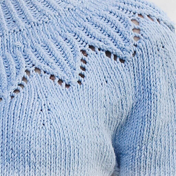Damen Top Echo Mountain Strickset - Drops (PDF)