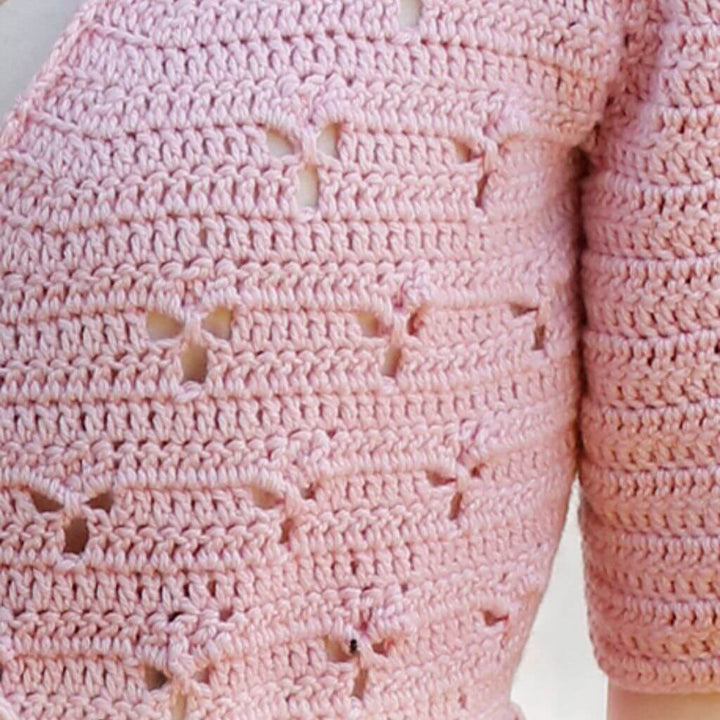 Drops Design Pattern Kurzarm Hortense Wrap Cardigan Häkelset - Drops (PDF) bei bei bei bei bei bei bei bei bei Lieblingsgarn