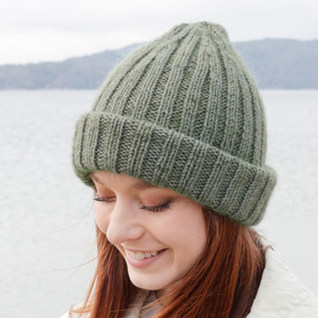 Drops Design Pattern Mütze Forest Grove Hat Strickset - Drops (PDF) Lieblingsgarn