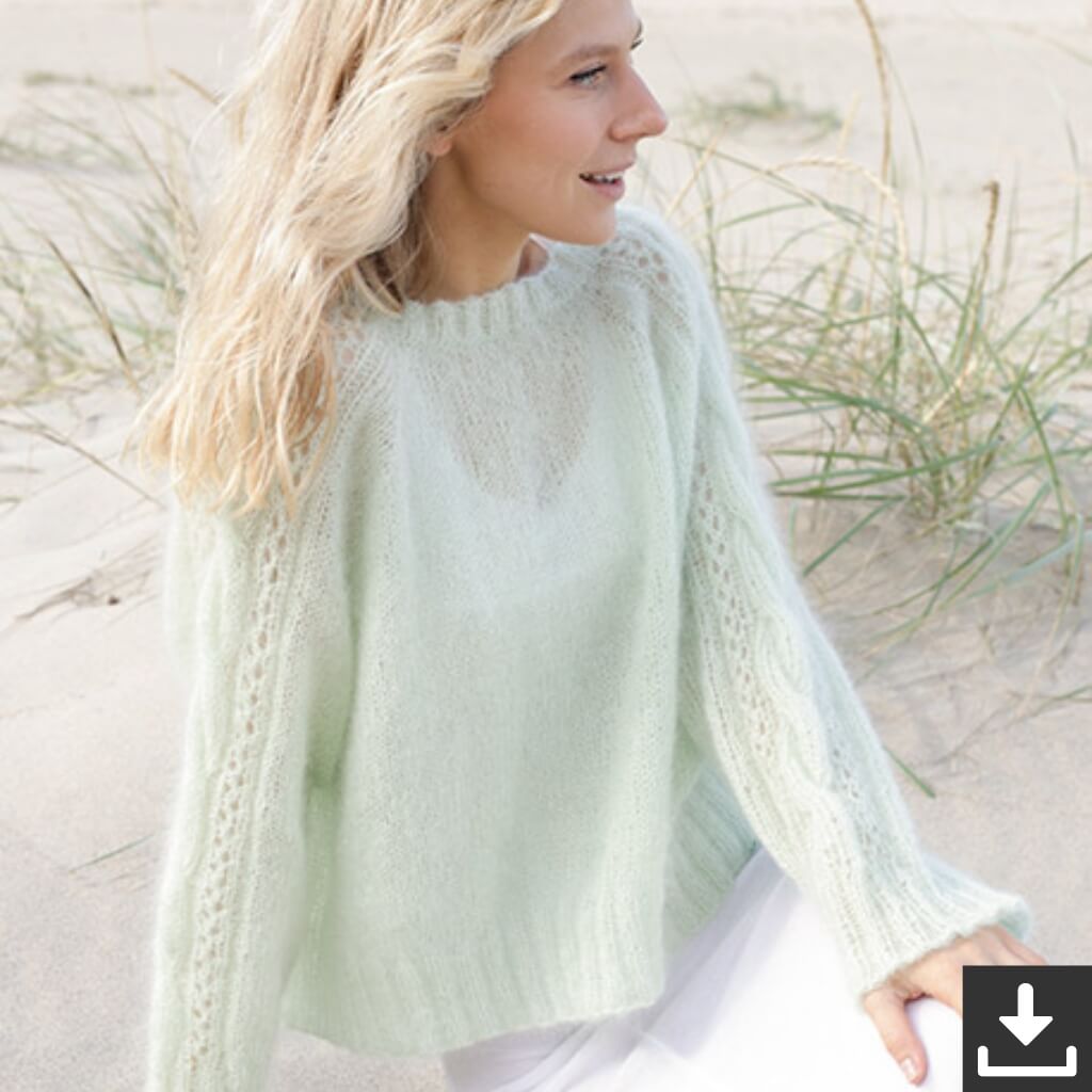 Drops Pullover Sweet Spring Strickanleitung - Drops (PDF) Lieblingsgarn