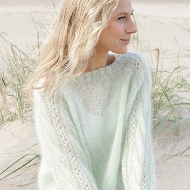 Drops Design Pattern Pullover Sweet Spring Strickset - Drops (PDF) Lieblingsgarn