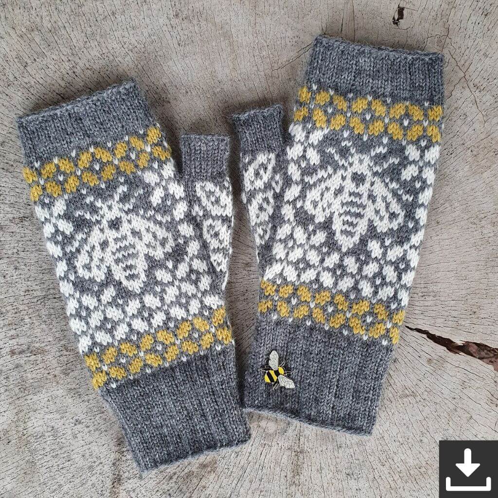 Ducathi Handschuhe Bee Creative Mittens Strickanleitung - Ducathi (PDF) bei bei bei bei bei bei bei bei bei bei Lieblingsgarn