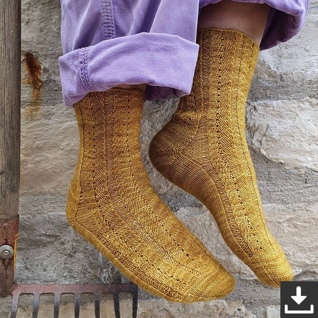 Lane Socken Strickanleitung - Ducathi (PDF)