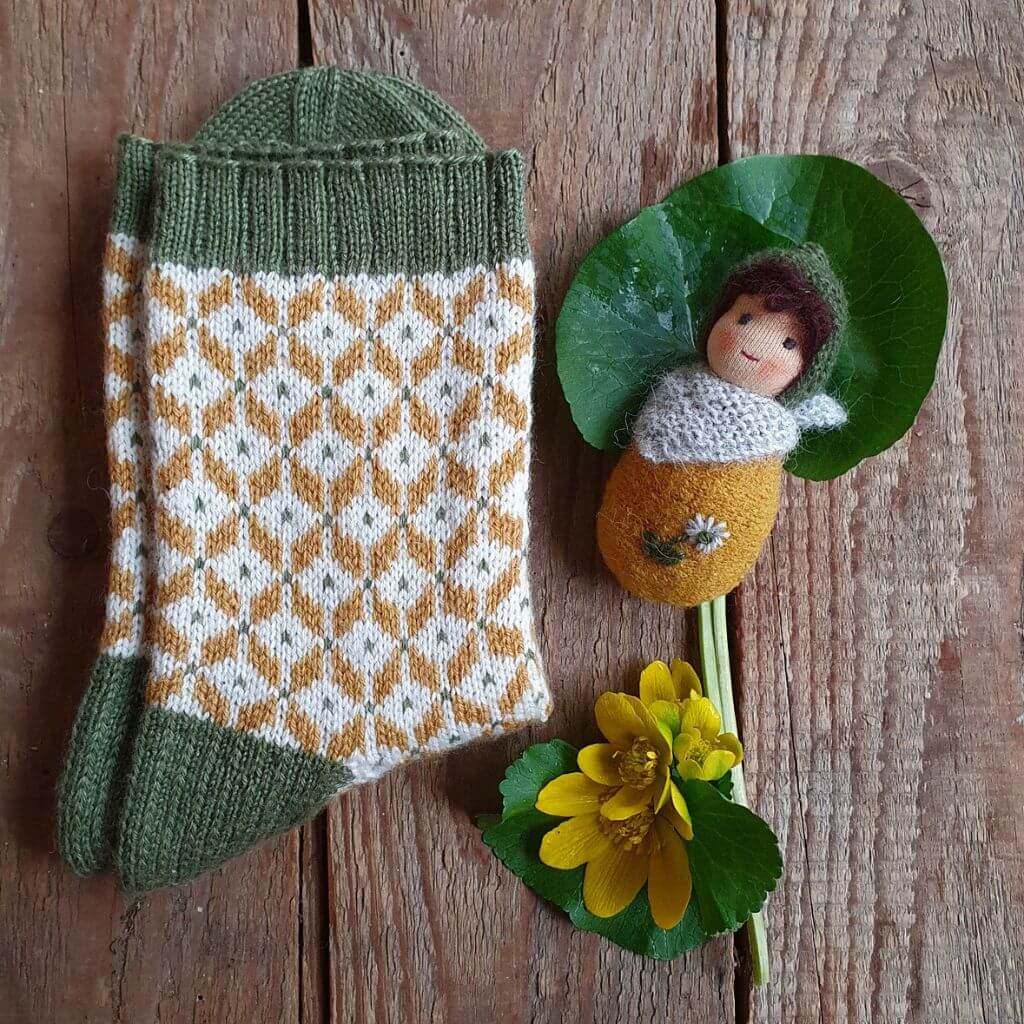 Minipli Socken Strickanleitung - Ducathi (PDF)