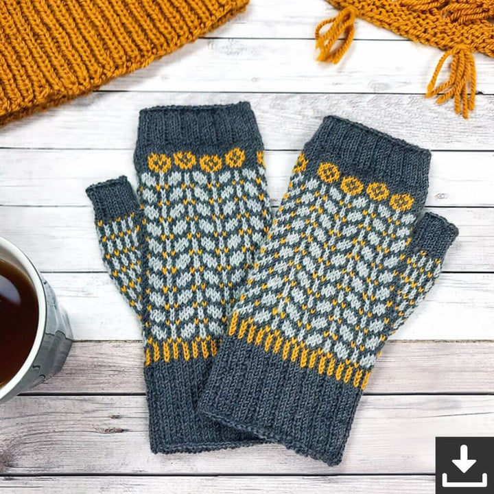 Ducathi Pattern Handschuhe Powerflowermittens Strickanleitung - Ducathi (PDF) bei bei bei bei bei bei bei bei Lieblingsgarn
