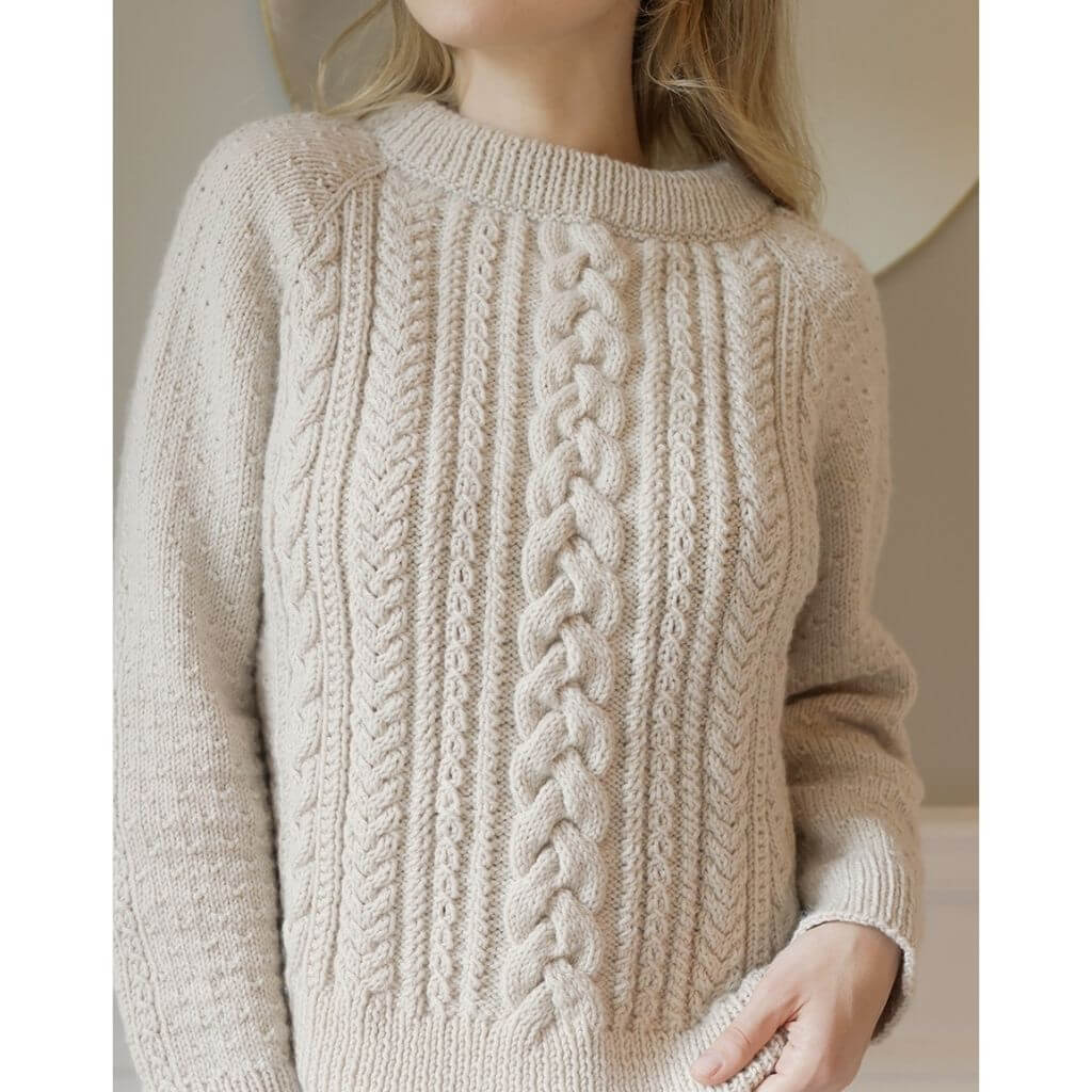 Drops Damen Pullover Echo River Strickanleitung - Drops (PDF) Lieblingsgarn