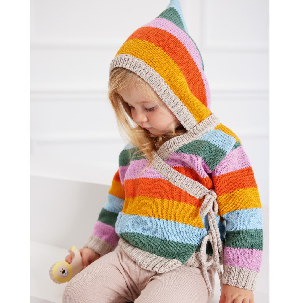 Lana Grossa Elastico Kapuzenjacke - Lana Grossa Infanti Nr. 20 Modell 46 Lieblingsgarn