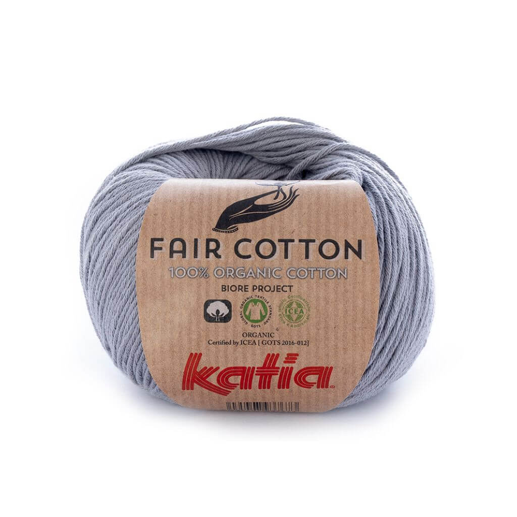 Katia 26 - Mittelgrau Katia Fair Cotton bei bei bei bei bei bei bei bei bei bei bei bei bei bei bei bei bei Lieblingsgarn