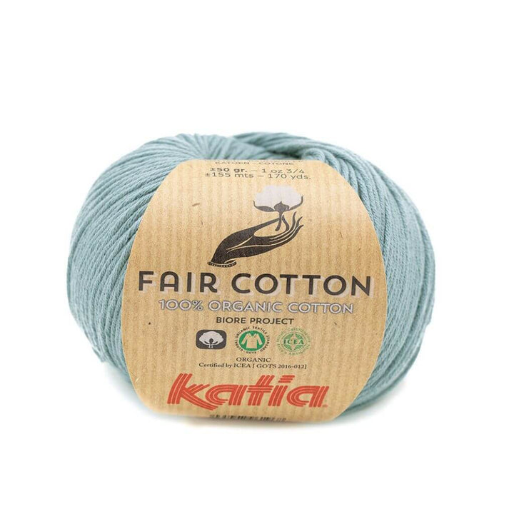 Katia 41 - Graublau Katia Fair Cotton bei bei bei bei bei bei bei bei bei bei bei bei bei bei bei bei bei Lieblingsgarn
