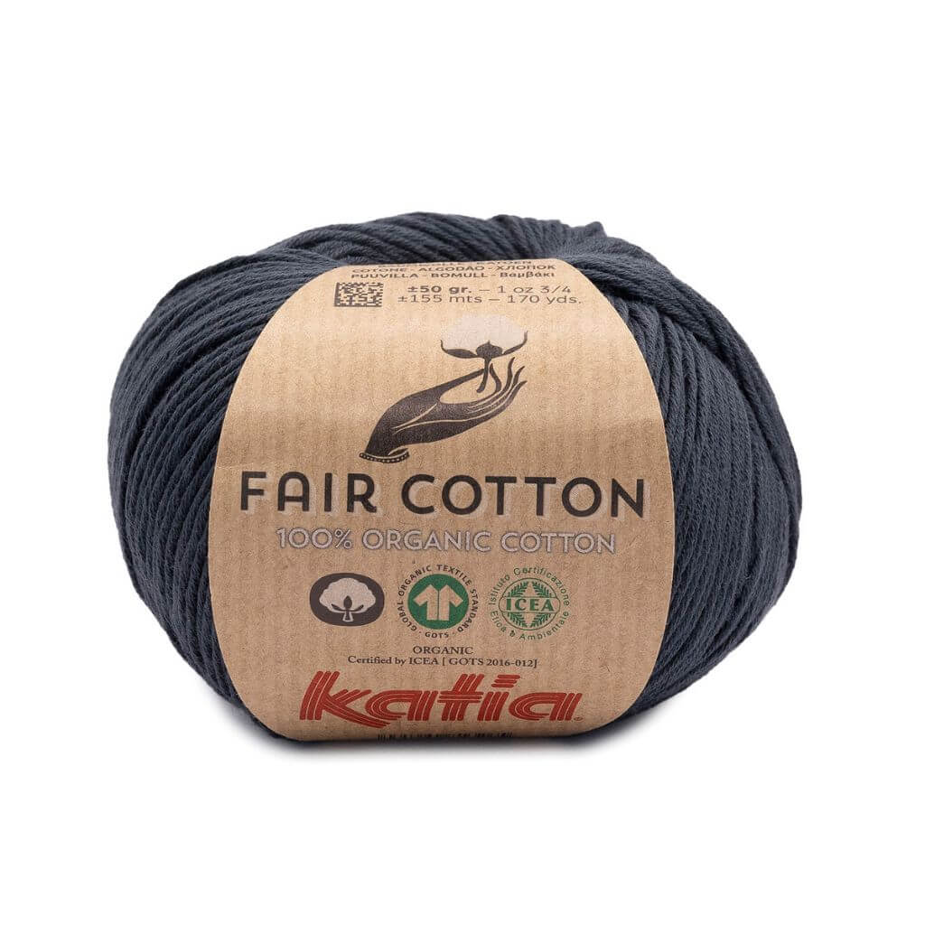 Katia 54 - Anthrazitgrau Katia Fair Cotton bei bei bei bei bei bei bei bei bei bei bei bei bei bei bei bei bei Lieblingsgarn