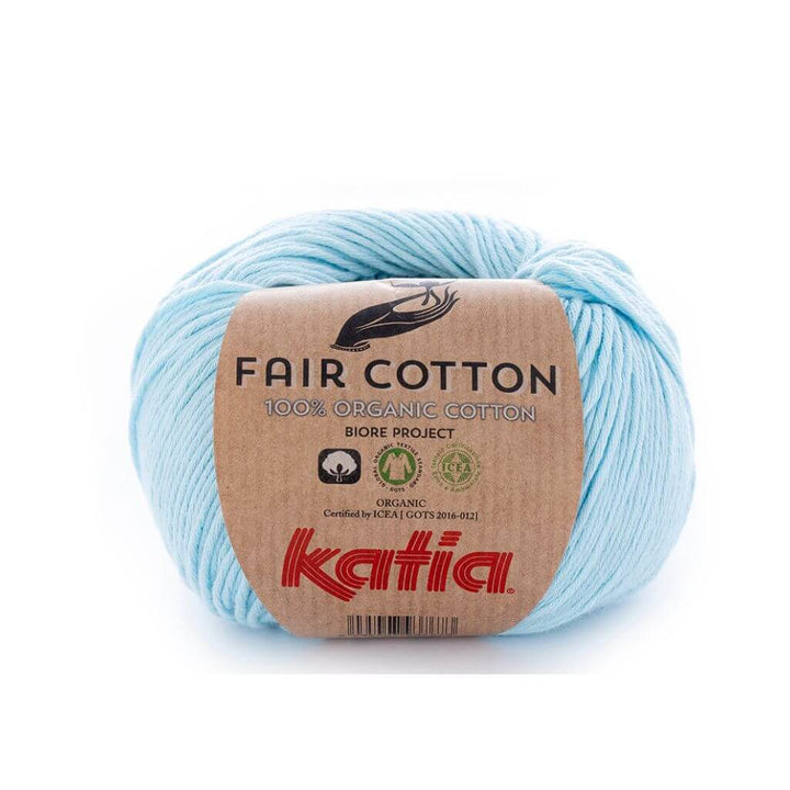 Katia 8 - Hellhimmelblau Katia Fair Cotton bei bei bei bei bei bei bei bei bei bei bei bei bei bei bei bei bei Lieblingsgarn