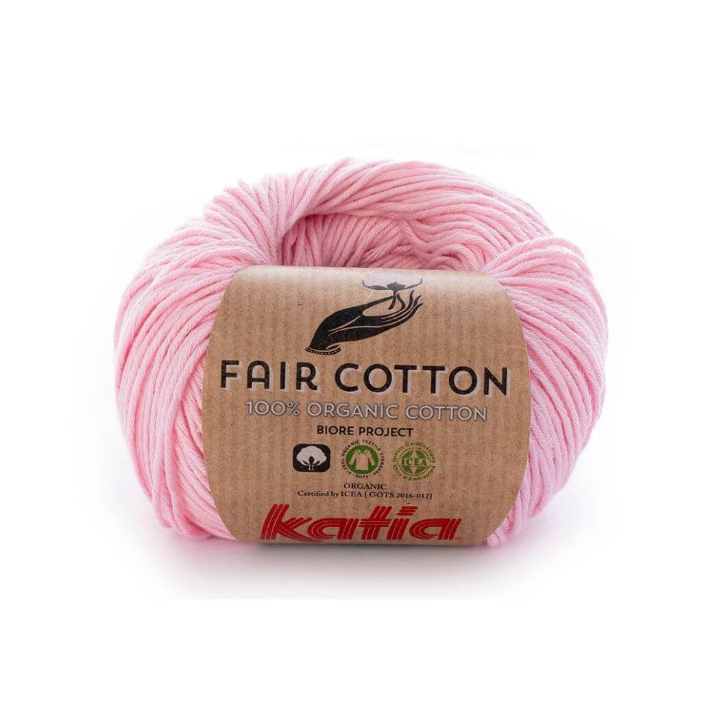 Katia Fair Cotton, Farbe 9 Rosé – Baumwolle bei Lieblingsgarn