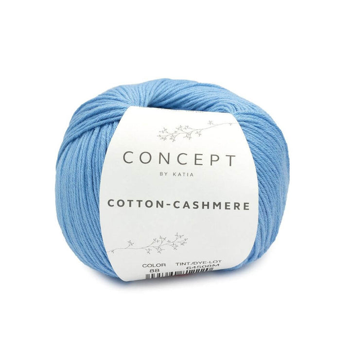 Katia 88 - Lichtblau Katia Cotton Cashmere Lieblingsgarn