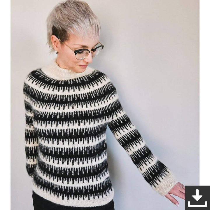 Feinmotorik Pattern Pullover Drip Dye DK Strickanleitung - Feinmotorik (PDF) bei bei bei bei bei bei bei bei Lieblingsgarn