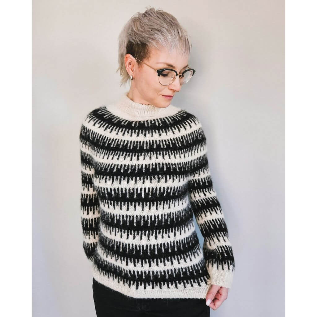 Feinmotorik Pattern Pullover Drip Dye DK Strickanleitung - Feinmotorik (PDF) bei bei bei bei bei bei bei bei Lieblingsgarn