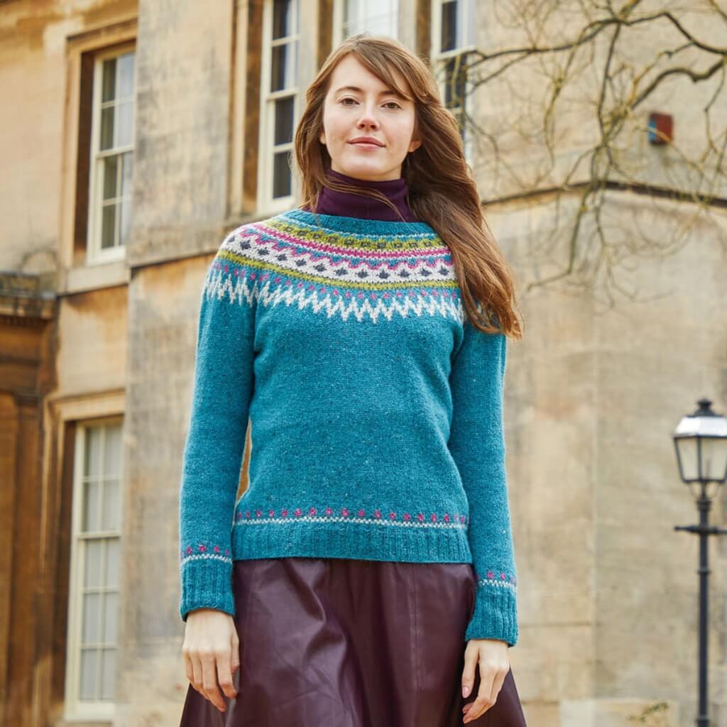 Rowan Felted Tweed Himalayas Pullover - Rowan Magazin 74 Lieblingsgarn