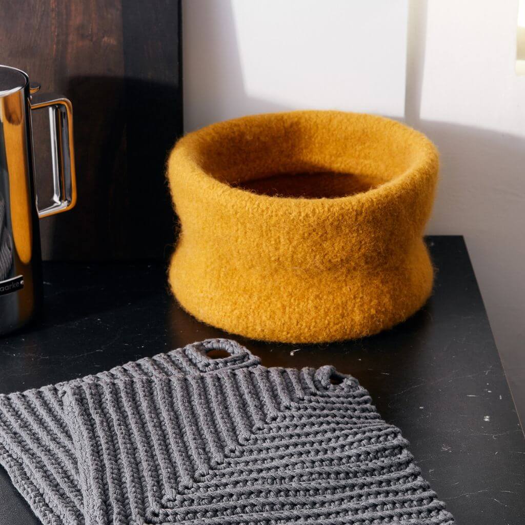 Lana Grossa Feltro Filzkörbe - Lana Grossa Home 76 Modell 29 Lieblingsgarn
