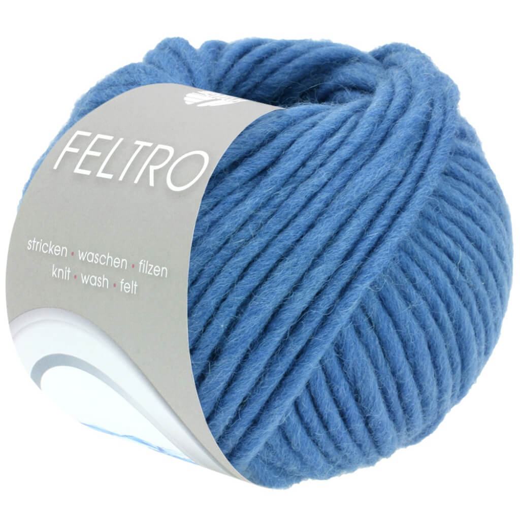 Lana Grossa 116 - Blau Lana Grossa Feltro 50g Lieblingsgarn
