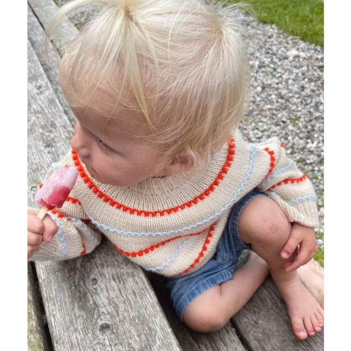 PetiteKnit Pattern Kinder Pullover Festival Sweater Strickanleitung - PetiteKnit (Heft) Lieblingsgarn