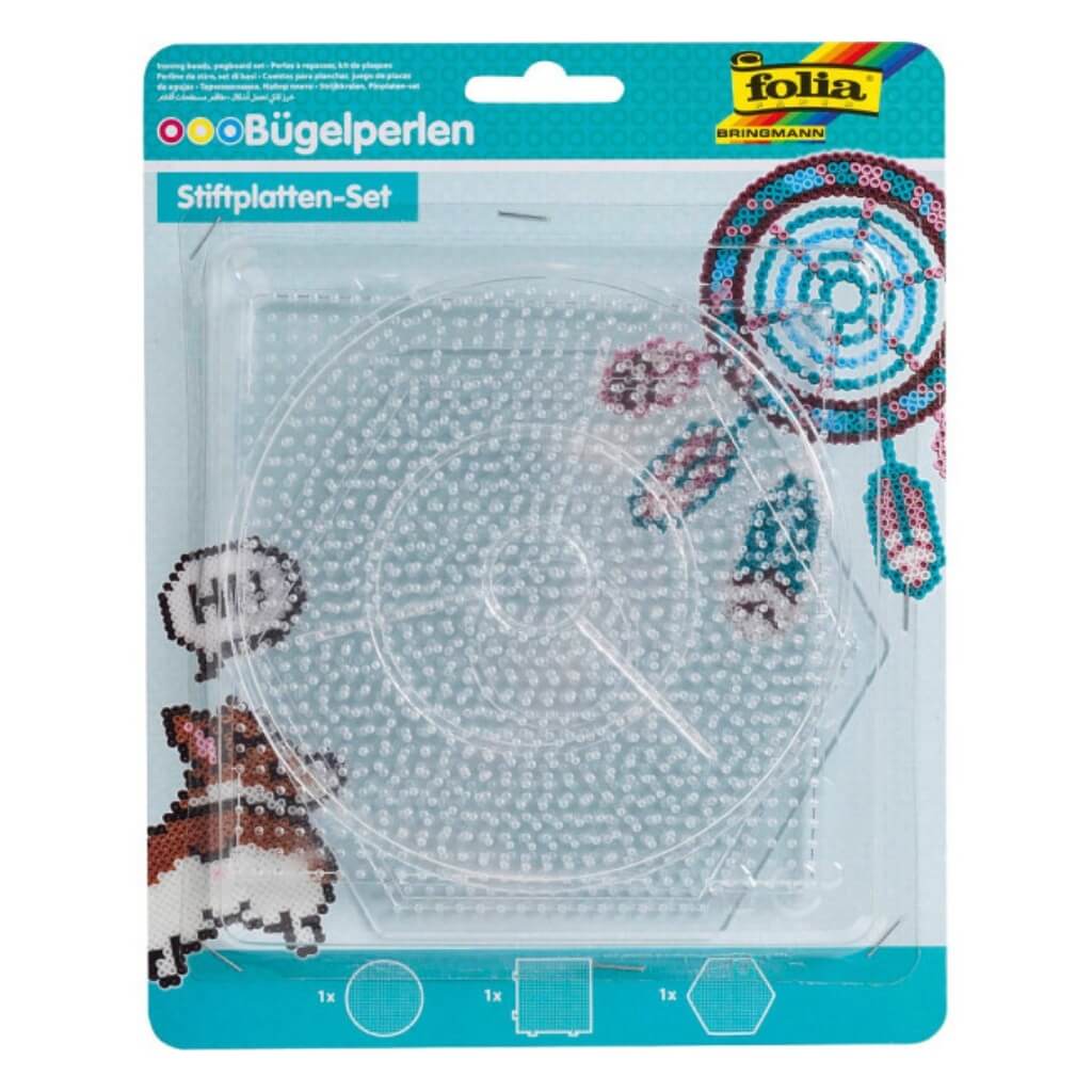 Lieblingsgarn Folia Stiftplatten für Bügelperlen 3 Motive Lieblingsgarn