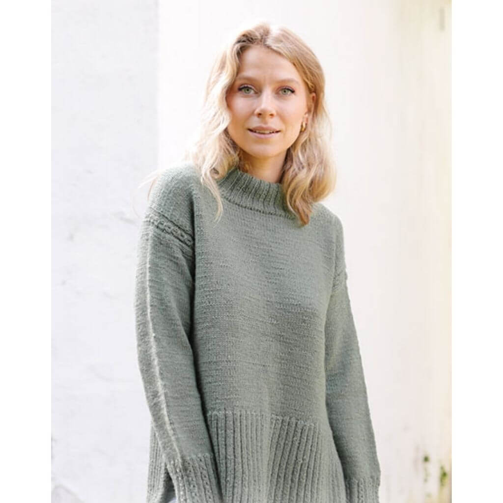Drops Design Pattern Damen Pullover Forest Mystery Strickanleitung - Drops (PDF) Lieblingsgarn