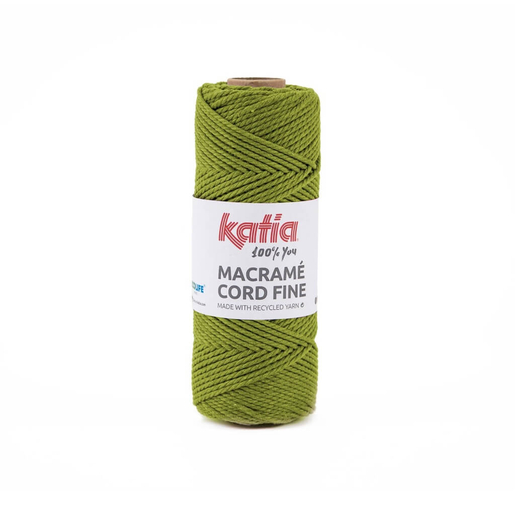 Katia 207 - Verde Hierba Katia Macramé Cord Fine 2,5 mm Lieblingsgarn