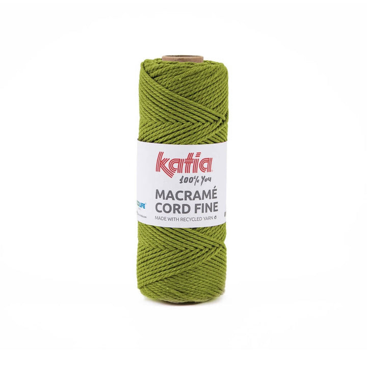 Katia 207 - Verde Hierba Katia Macramé Cord Fine 2,5 mm Lieblingsgarn