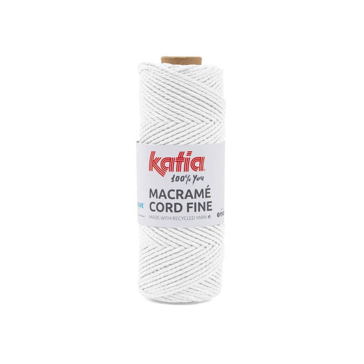 Katia 200 - Blanco Katia Macramé Cord Fine 2,5 mm Lieblingsgarn