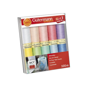 Gütermann Nähfaden-Set Allesnäher - 10 Farben