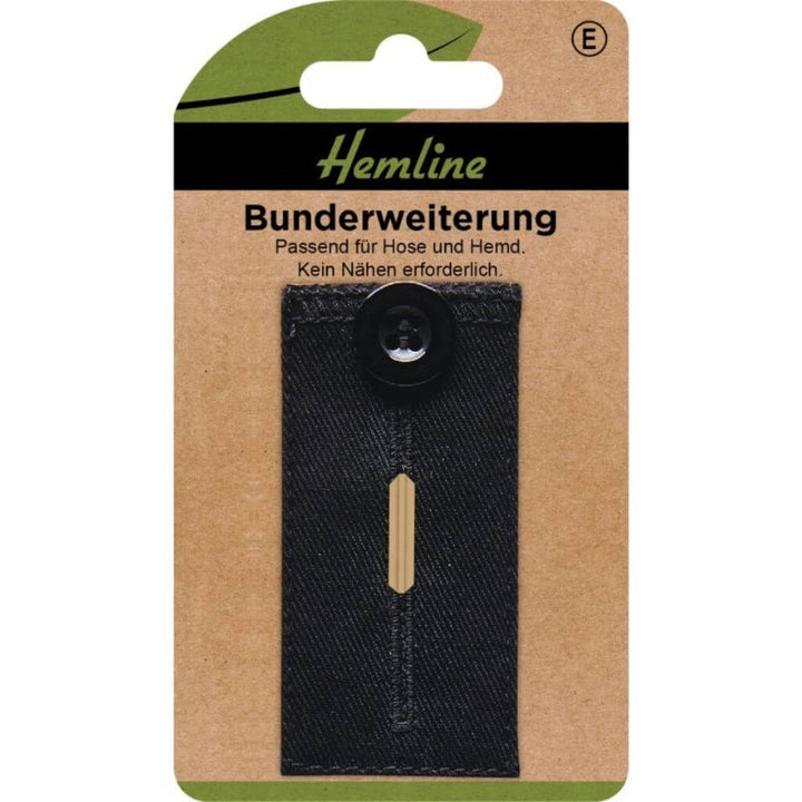 Hemline schwarz Hemline Bunderweiterung Lieblingsgarn