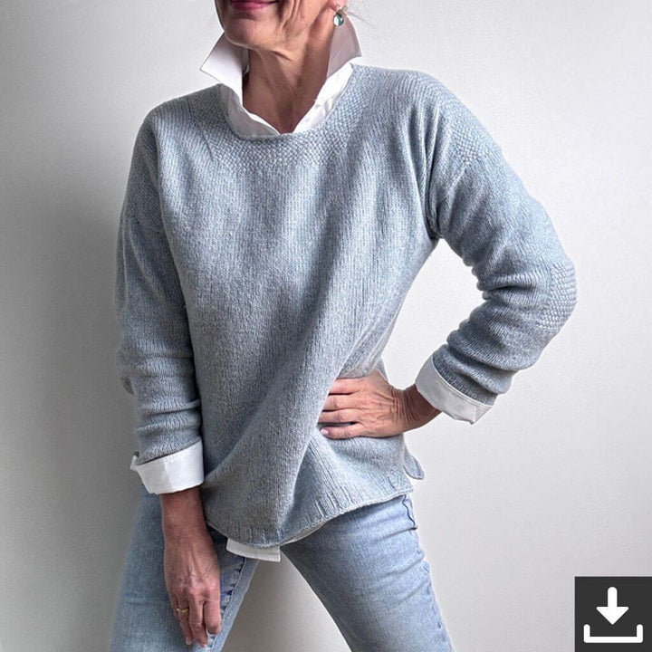 Hinterm Stein Pullover Bandweaver Strickanleitung - Hinterm Stein (PDF) bei bei bei bei bei bei bei bei bei bei Lieblingsgarn
