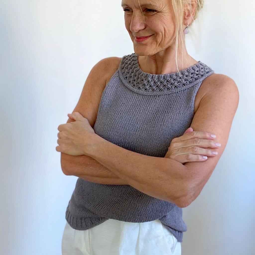 Hinterm Stein Pattern Big Chain Top Strickanleitung - Hinterm Stein (PDF) bei bei bei bei bei bei bei bei bei Lieblingsgarn