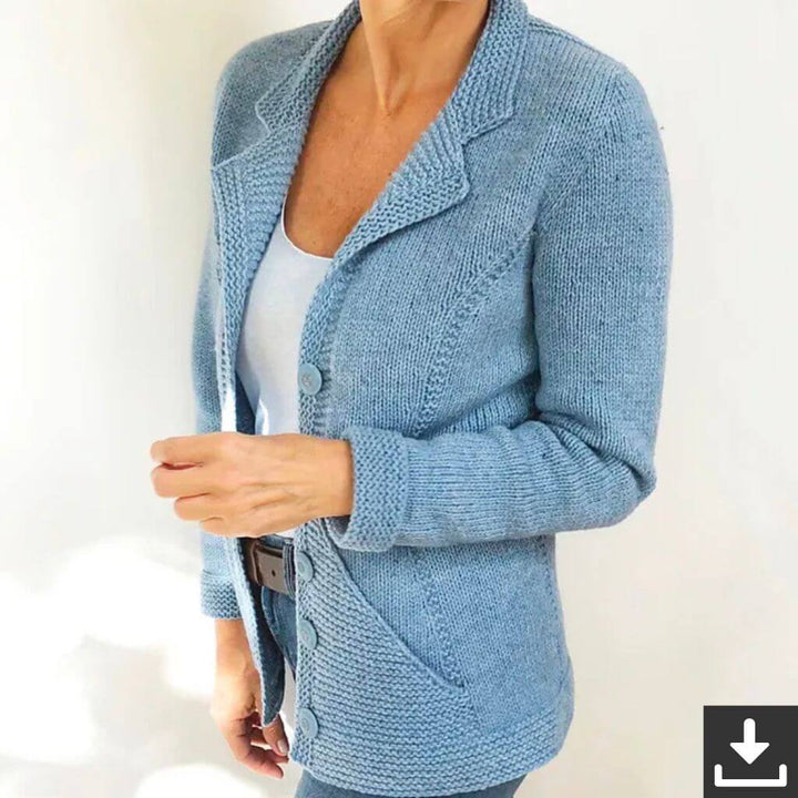 Hinterm Stein Strickjacke Big Triangle Strickanleitung - Hinterm Stein (PDF) Lieblingsgarn