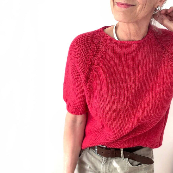 Shirt Heatwave Strickanleitung - Hinterm Stein (PDF)