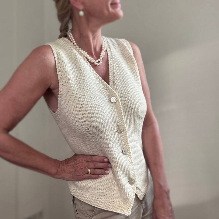Hinterm Stein Pattern Weste Tailored Vest Strickanleitung - Hinterm Stein (PDF) bei bei bei bei bei bei bei Lieblingsgarn