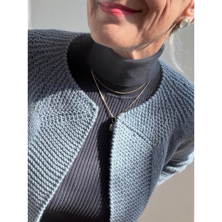 Hinterm Stein Pattern Strickjacke Turn around the Corner Strickanleitung - Hinterm Stein (PDF) Lieblingsgarn