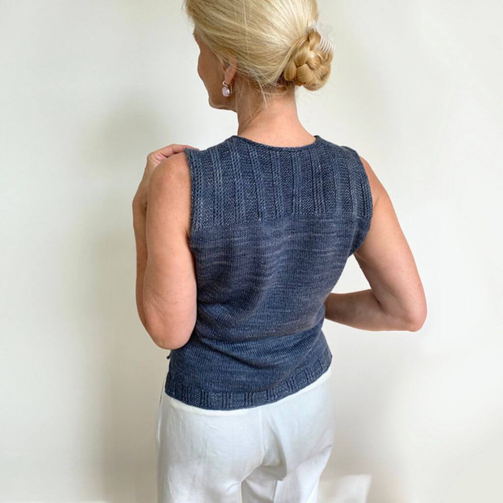 Hinterm Stein Pattern Top Zen with a Twist Strickanleitung - Hinterm Stein (PDF) Lieblingsgarn