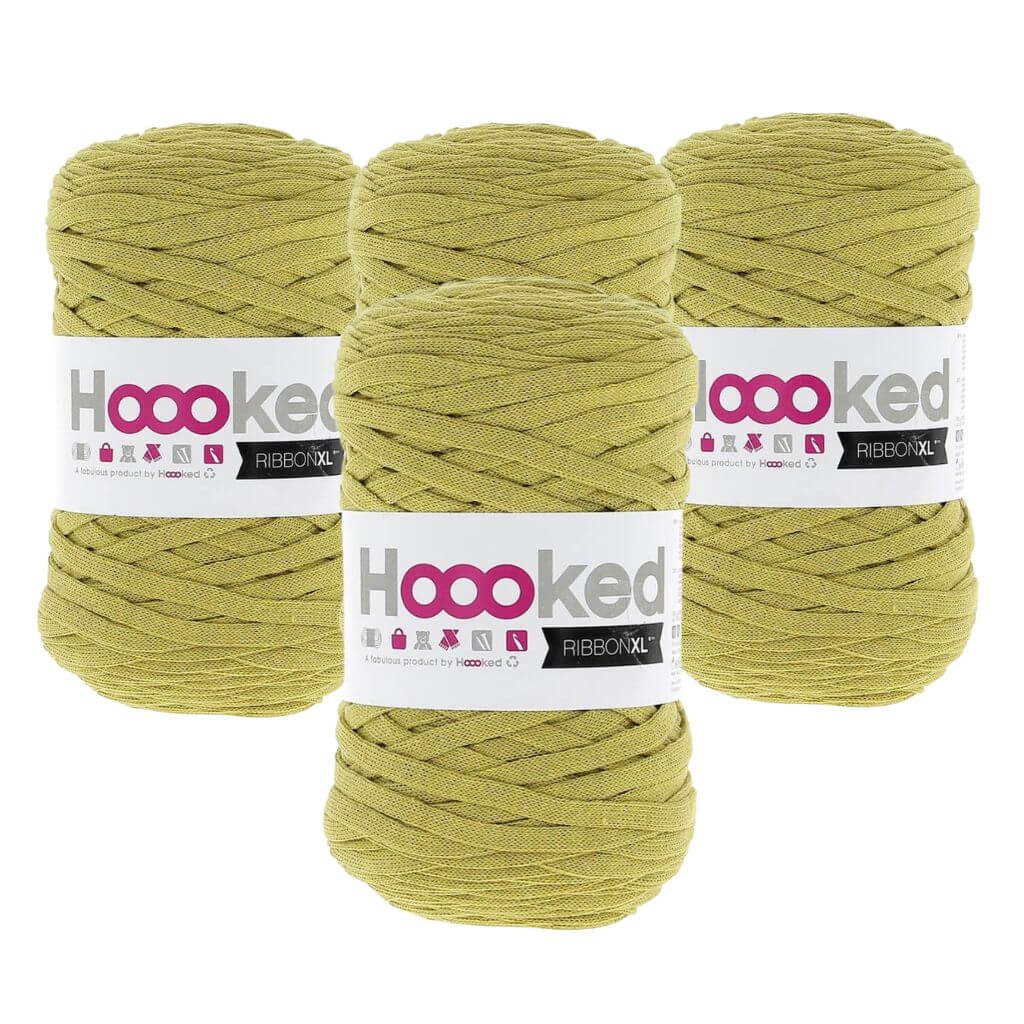Hoooked Spicy Ocre Hoooked RibbonXL 4er Spar-Set Lieblingsgarn