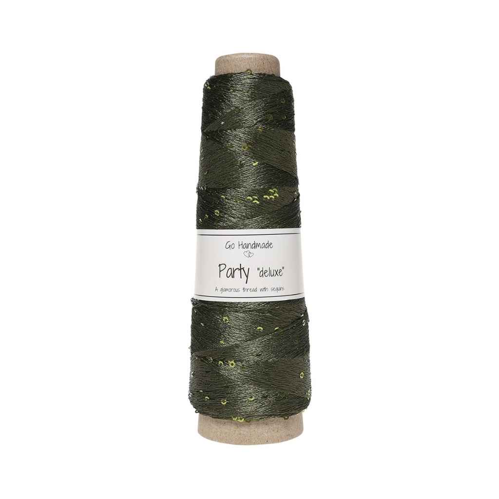 Go Handmade Hunt.Green Go handmade Yarn Party deluxe 50g Lieblingsgarn