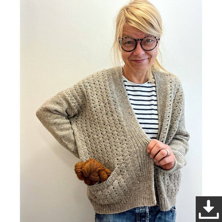 Isabell Kraemer Pattern Cardigan Bottoni Strickanleitung - Isabell Kraemer (PDF) bei bei bei bei bei bei bei Lieblingsgarn