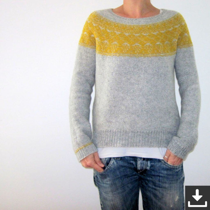 Isabell Kraemer Pattern Pullover Humulus Strickanleitung - Isabell Kraemer (PDF) bei bei bei bei bei bei bei Lieblingsgarn